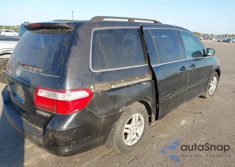 2005 Honda Odyssey Ex-L from USA, damaged, VIN 5FNRL38625B122716